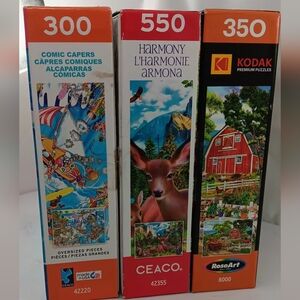 Jigsaw Puzzle Set Of 3
